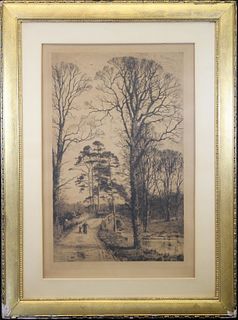 Fred Slocombe (British, 1847-1920) Etching