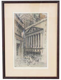 Luigi Kasimir (1881-1962) New York Stock Exchange