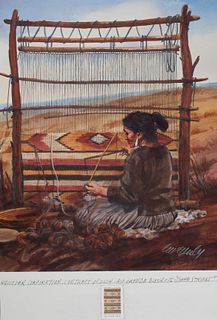 Tom McNeely (B. 1935) NM Rio Grande Blanket #2