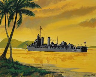 Dean Ellis (1920 - 2009) "USS Tillman"