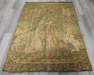 Fine Quality Antique Pictoral Tapestry