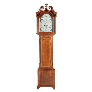 George III Oak Tall Case Clock