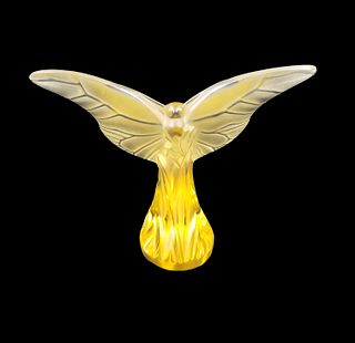 LALIQUE Gold Butterfly Sculpture