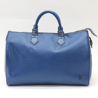 Louis Vuitton - Blue Epi Leather Speedy 35