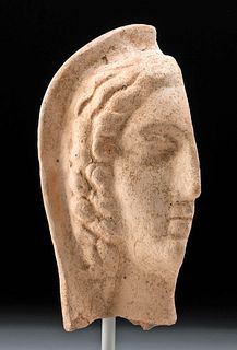 Etruscan Terracotta Votive Half Head, ex-Charles Ede