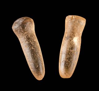 Neolithic North African Quartz Ear Plugs (pr)