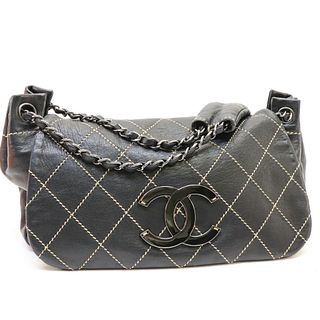 Chanel - Front Logo Flap Bag