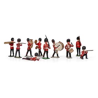 A Group of Buckingham Cast Metal Toy Figurines