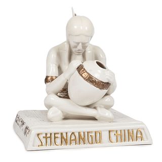 A Large and Impressive Shenango China Porcelain Advertising Figure