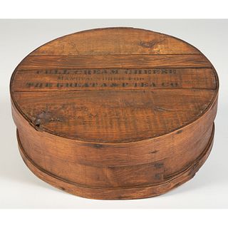 A Bentwood Cream Cheese Box for the A & P Tea Co