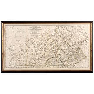 William Scull (American, 1739-1784), A Map of Pennsylvania Exhibiting Not Only the Improved Parts of that Province, but also its Extensive Frontiers