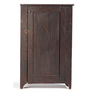 A Federal Stained Pine Cupboard