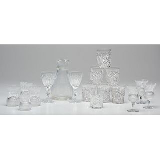 An Assorted Group of Cut and Blown Glassware