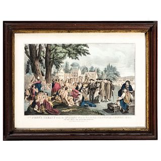 Three Currier and Ives Hand-Colored Lithographs