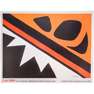Alexander Calder. Exhibition Poster 1971