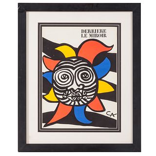 Alexander Calder. "Composition," lithograph