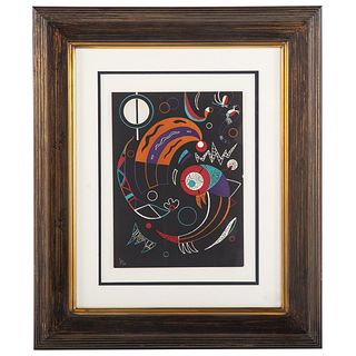 Wassily Kandinsky. "Comets," color lithograph