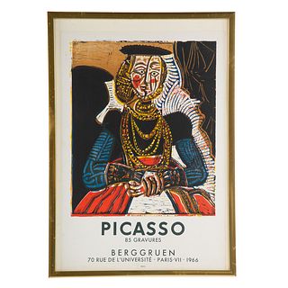 Pablo Picasso. 85 Gravures, exhibition poster