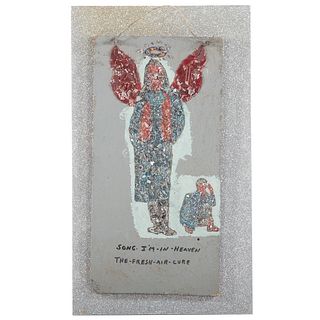 The Baltimore Glassman. Angel Song, mixed media