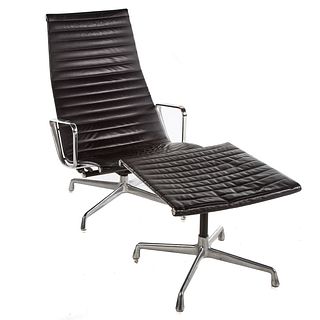 Eames Aluminum Group Lounge Chair & Ottoman