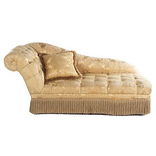 Louis XV style Upholstered Chaise Lounge
