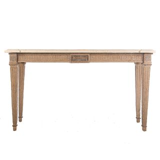 Regency Style Painted Wood Sofa Table