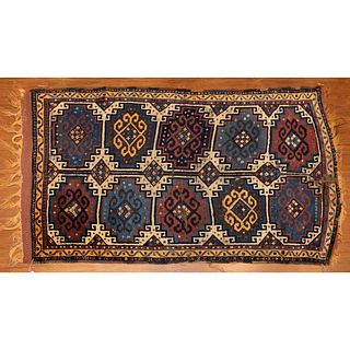 Semi-Antique Caucasian Rug, 3.4 x 6.4