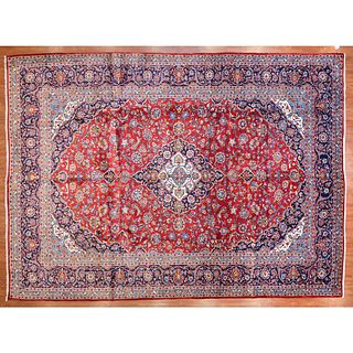 Kashan Carpet, Persia, 9.9 x 13.4