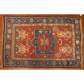 Antique Kazak Rug, Turkey, 3.10 x 5.9