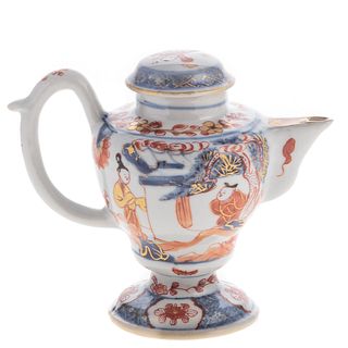 Chinese Export Imari Porcelain Oil Lamp