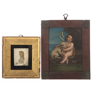 Two Assorted Framed Miniatures