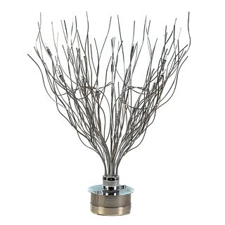 Continental Chrome Tree Form Ceiling Light