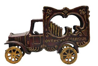 Vintage Overland Circus Cast Iron Toy