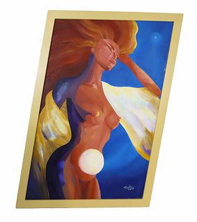 Painting of Female Nude, O/B