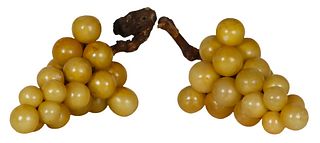 Pair of Vintage Italian Marble Grape Clusters