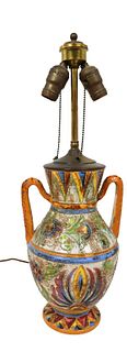 Painted Italian Lamp