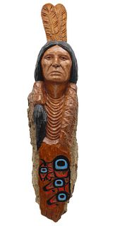 Contemporary Native American Wood Carving