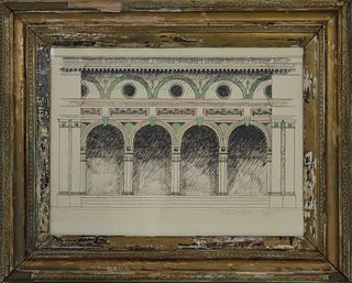 Signed Architectural Print