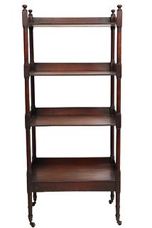 Antique English Four-Tiered Etagere