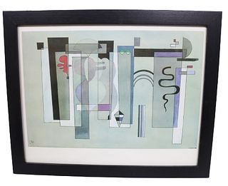 Modern Abstract Print, Signed