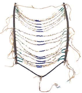 Sioux Beaded Breastplate 19th Century