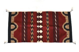 Navajo Eye Dazzler "Nino" Angora Wool Blanket