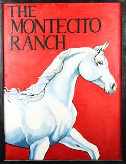 Framed Signage of The Montecito Ranch