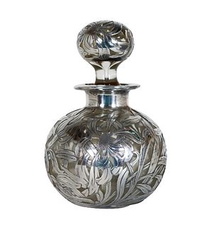 Glass & Sterling Decanter