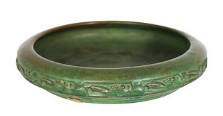 1920s Green Bulb Bowl