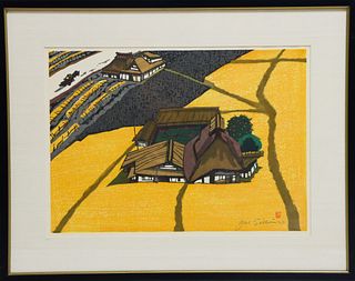 Junichiro Sekino (1914 - 1988) Japanese Woodblock 