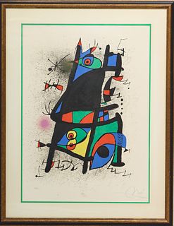 Joan Miro (1893-1983) Spanish, Signed Lithograph