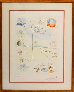 Salvador Dali (1904-1989) Lithograph