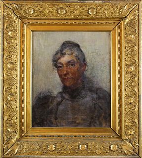 Pauline Dohn (1865-1934) American, Self Portrait