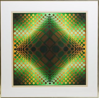 Victor Vasarely (1906 - 1997) Signed Litho 167/250